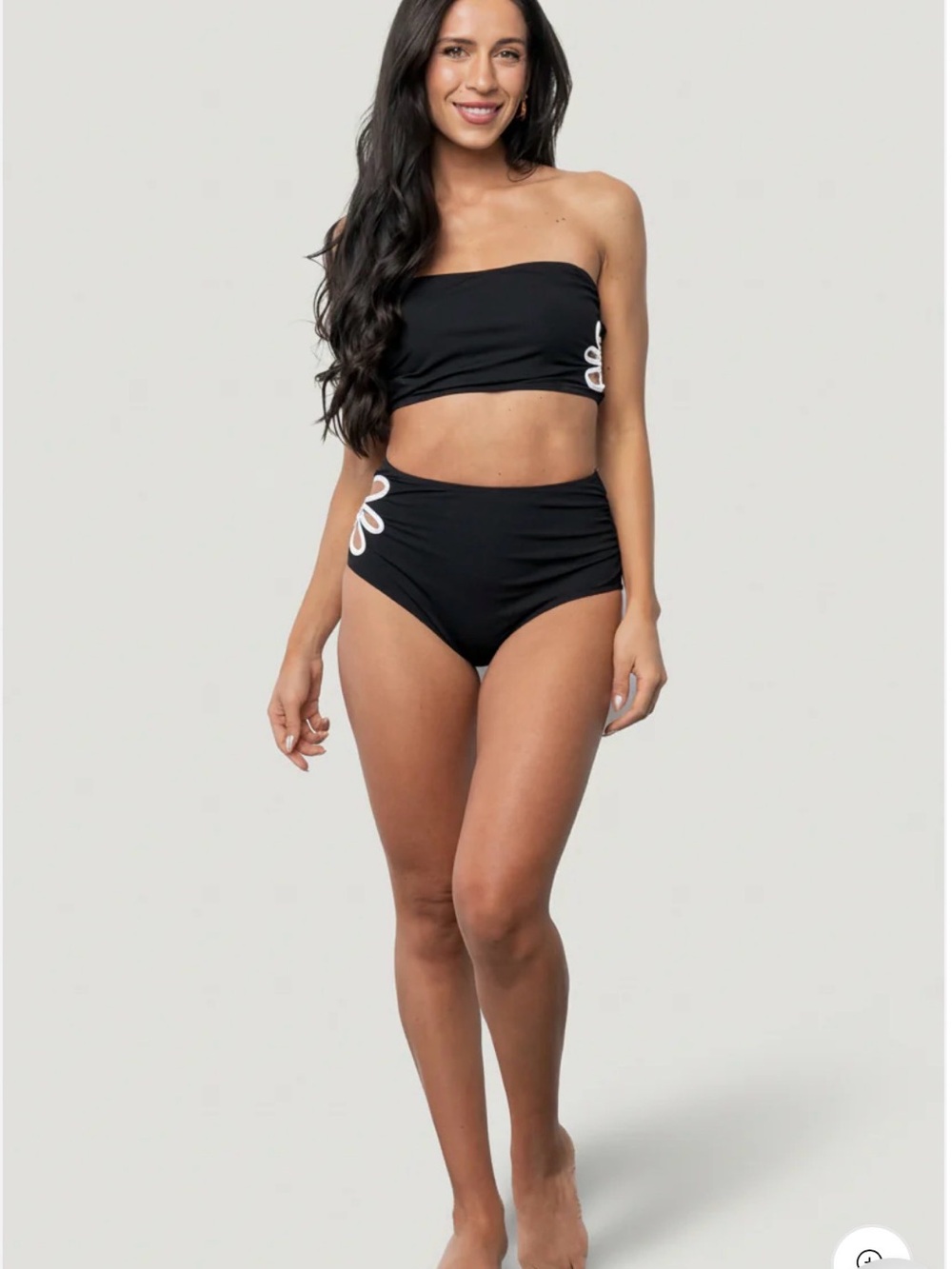 Baltic Born High Waisted bikini bottom w/ Bandeau top